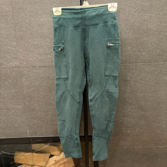 Free People Movement Green Jersey Cargo Leggings Size Small - Picture 7 of 14